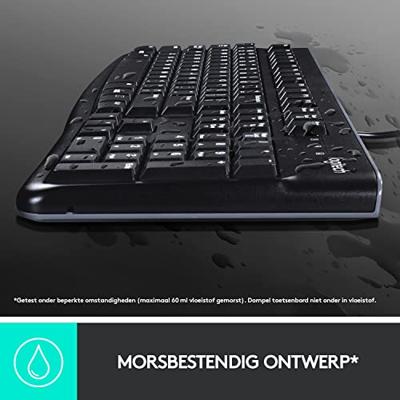 Logitech K120 Business toetsenbord Zwart Azerty Belgisch - thumbnail