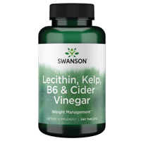 Diet Lecithin, Kelp, B-6 & Vinegar | Swanson | 240ct - thumbnail