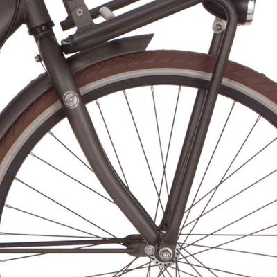 Cortina voorvork 24 u4 meisjes rb black gold matt