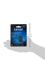 Micro SD geheugenkaart met adapter Lexar 633x 512 GB - thumbnail