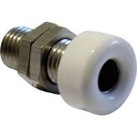 Schnepp Laboratoriumbus Bus, inbouw verticaal Stift-Ø: 4 mm Wit 1 stuk(s) - thumbnail