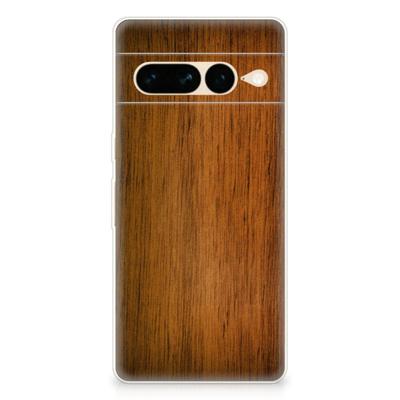 Google Pixel 7 Pro | Bumper Hoesje | Donker Hout Google Pixel 7 Pro | Bumper Hoesje | Donker Hout