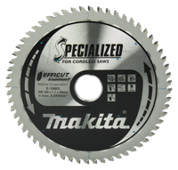 Makita Cirkelzaagblad voor Aluminium | Specialized | Ø 190mm Asgat 30/(20)mm 60T - E-16863 - thumbnail