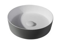 Solid surface waskom Tess grijs EXT - thumbnail