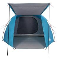 VidaXL Tunneltent 4-persoons waterdicht blauw - thumbnail