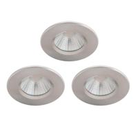Philips set van 3 inbouwspotsDive 3x5,5w - 2700K - 8,5cm nikkel - 75607900 - thumbnail