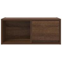 Tv-meubelen 2 st 60x31x25,5 cm bewerkt hout bruin eikenkleurig - thumbnail