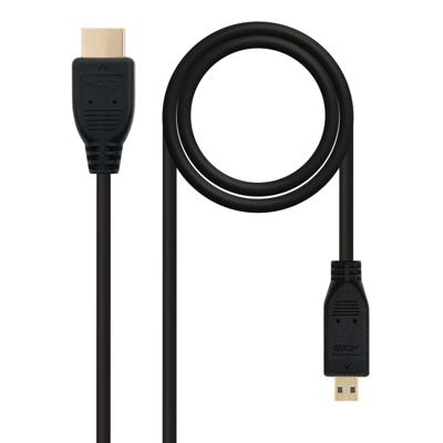 Kabel HDMI naar Micro HDMI NANOCABLE 10.15.3501 Zwart (0,8 m)