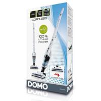 Domo steelstofzuiger 2 in 1 met oplaadbare batterij, 14,4 V, wit - thumbnail