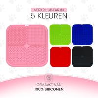 Eat Slow Live Longer Lick Mat Quad Pink - thumbnail