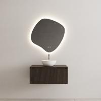 Onderkast Gliss Design Timotheus 60 cm Incl. Topplaat Charcoal Gliss Design - thumbnail