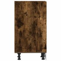 Onderkast 30x44,5x81,5 cm bewerkt hout gerookt eikenkleurig - thumbnail