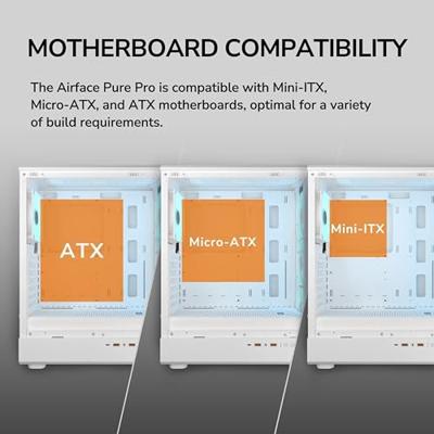 COUGAR Gaming Airface Pure Pro Midi Tower Zwart