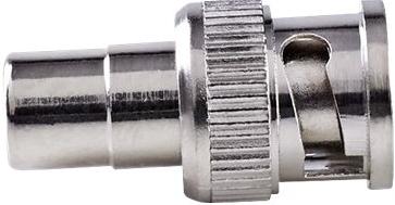 Nedis CVGP01941ME Adapter Antenne Bnc Male - Rca Female 10 Stuks Metaal