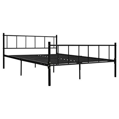 Bedframe metaal zwart 180x200 cm Bedframe metaal zwart 180x200 cm