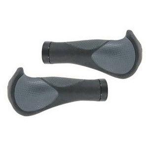 Qtcycletech qt cycle tech handvatten ergo 140mm zwart/grijs schroef op kaart