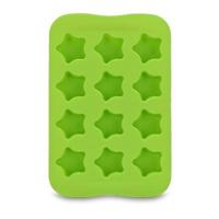 Siliconen chocolade mal lade creatieve geometrie gevormde Ice Cube cake decoratie schimmel vorm: ster (groen) - thumbnail