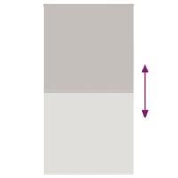 Doucherolgordijn 140x240 cm stofbreedte 136 cm - thumbnail