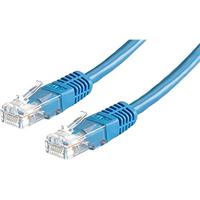 ROLINE patchkabel Cat.5e (Klasse D) UTP, PoE, blauw, 0,5 m - thumbnail