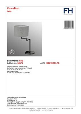 Fischer & Honsel Verstelbare tafellampRota - 50575