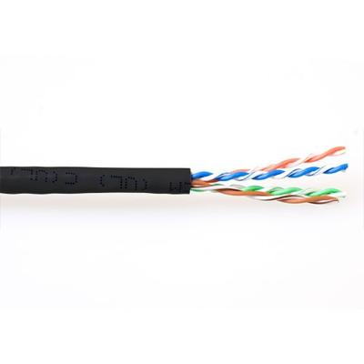 ACT EP459B CAT6A U/UTP PVC Patchkabel Zwart - 305 meter