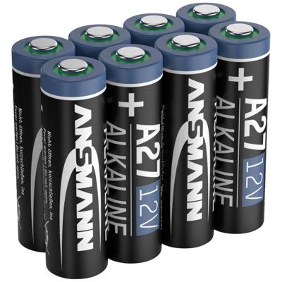 Ansmann A27 Speciale batterij 27A Alkaline 12 V 8 stuk(s) Ansmann A27 Speciale batterij 27A Alkaline 12 V 8 stuk(s)