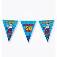 Paperdreams Party vlag - Abraham cartoon - thumbnail