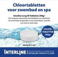 Interline chloortabletten long90 200gram/5kg - thumbnail
