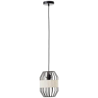 Brilliant HanglampSlope 23cm zwart met zandkleur - 99478/76