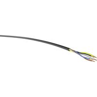 VER H05VV-F 5G0,75sw Eca Ri.50 Krachtoverbrenging H05VV-F 5 G 0.75 mm² Zwart 50 m - thumbnail