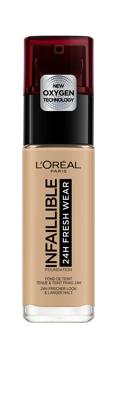 L’Oréal Paris Make-Up Designer Infallible 24HR Fresh Wear Foundation - 140 Golden Beige - Langhoudende Foundation met SPF 25 - 30 ml L’Oréal Paris Make-Up Designer Infallible 24HR Fresh Wear Foundation - 140 Golden Beige - Langhoudende Foundation met SPF 25 - 30 ml
