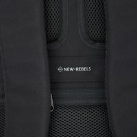 New Rebels Valor New York Zwart 21L Rugtas Rolltop Waterafstotend Laptop 15.6" - thumbnail