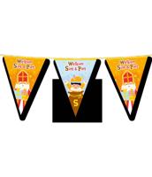Vlaggenlijn Welkom Sint & Piet Cartoon Vigo (10m) - thumbnail