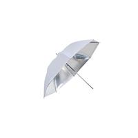 Falcon Eyes Flitsparaplu UR-32S Zilver/Wit 80 cm - thumbnail