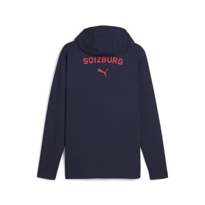 Red Bull Salzburg Casuals Hooded Trainingspak Senior 2024/2025 - Maat S - Kleur: Donkerblauw | Soccerfanshop