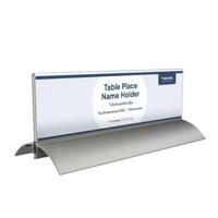 Tafelnaambord europel 2 61x210mm acryl aluminium - thumbnail