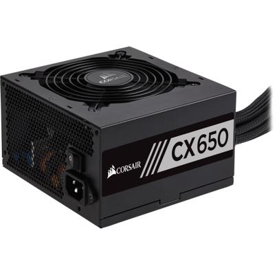 Corsair CX650 power supply unit 650 W 24-pin ATX ATX Zwart Corsair CX650 power supply unit 650 W 24-pin ATX ATX Zwart