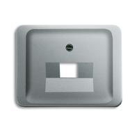 Busch-Jaeger Alpha Exclusive centraalplaat voor UAE-datacontactdoos, titanium - thumbnail