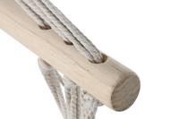 Trädgårdsstol Home ESPRIT Wit Natuurlijk Katoen Hout 90 x 50 x 130 cm - thumbnail