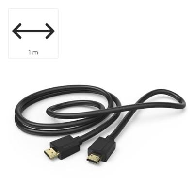 Hama ULTRA HIGH-SPEED HDMI-KABEL, CONNECTOR-CONNECTOR, 8K, 1,0 M HDMI kabel Zwart