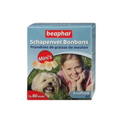 Beaphar Schapenvet Mini bonbons met knoflook voor de hond 1 verpakking