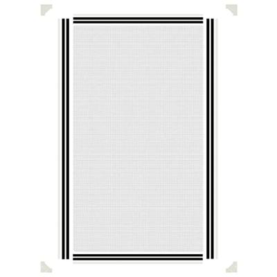 VidaXL Insectenhor voor ramen magnetisch 80x140 cm wit