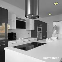 Durham LED inbouwspot vierkant - 4 Watt 345 lumen - 2700k warm wit - GU10 - Dimbaar Kantelbaar - Voor binnen - Wit - thumbnail