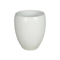 Floran Vaas - wit - glanzend - keramiek - 25 x 28 cm - thumbnail