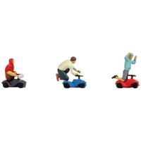 NOCH 15808 H0 Bobbycar-races figuren Geverfd - thumbnail