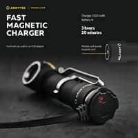 ArmyTek Wizard C2 WR Magnet White & Red Hoofdlamp werkt op een accu LED Met magneethouder 1100 lm 3 h 65 g - thumbnail