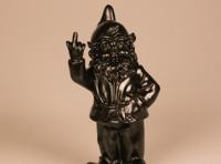 Stoobz Design Stoobz kabouter f*ck you zwart 16x32cm - thumbnail