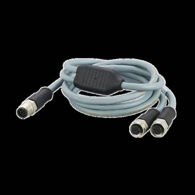 ifm Electronic E80411 Verbindingskabel Aantal polen (sensoren): 12, 8 Stekker, recht, Bus, recht 1 m 1 stuk(s)