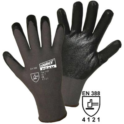 Leipold Doehle FOAM Nylon-Nitril 1157-L Werkhandschoen Nylon Maat (handschoen): 9, L EN 388 Cat II 1 stuk(s)