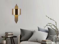 Wandlamp MELCHIOR 1 lamp goud - thumbnail